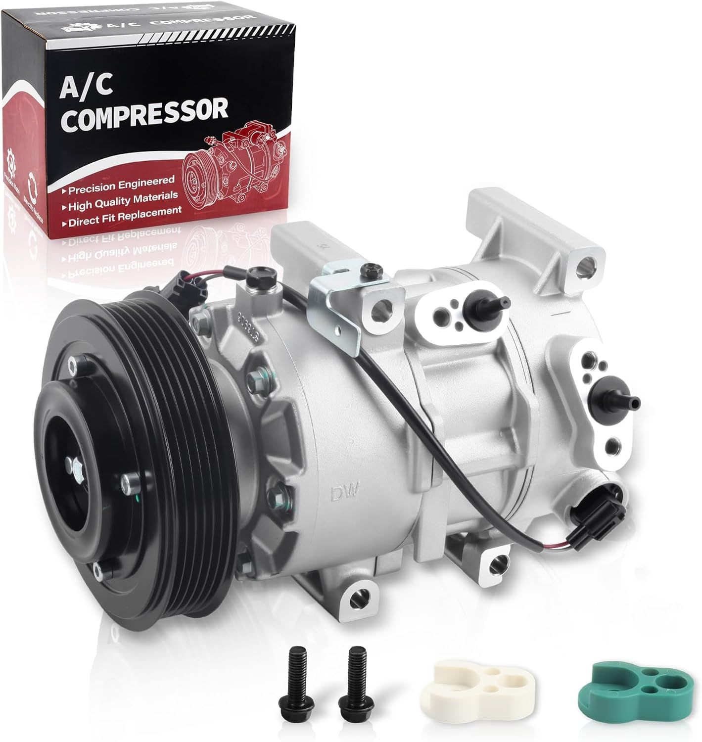 Hyundai Accent 2012-2017 &amp; Kia Rio 2012-2017 A/C Compressor 1.6L