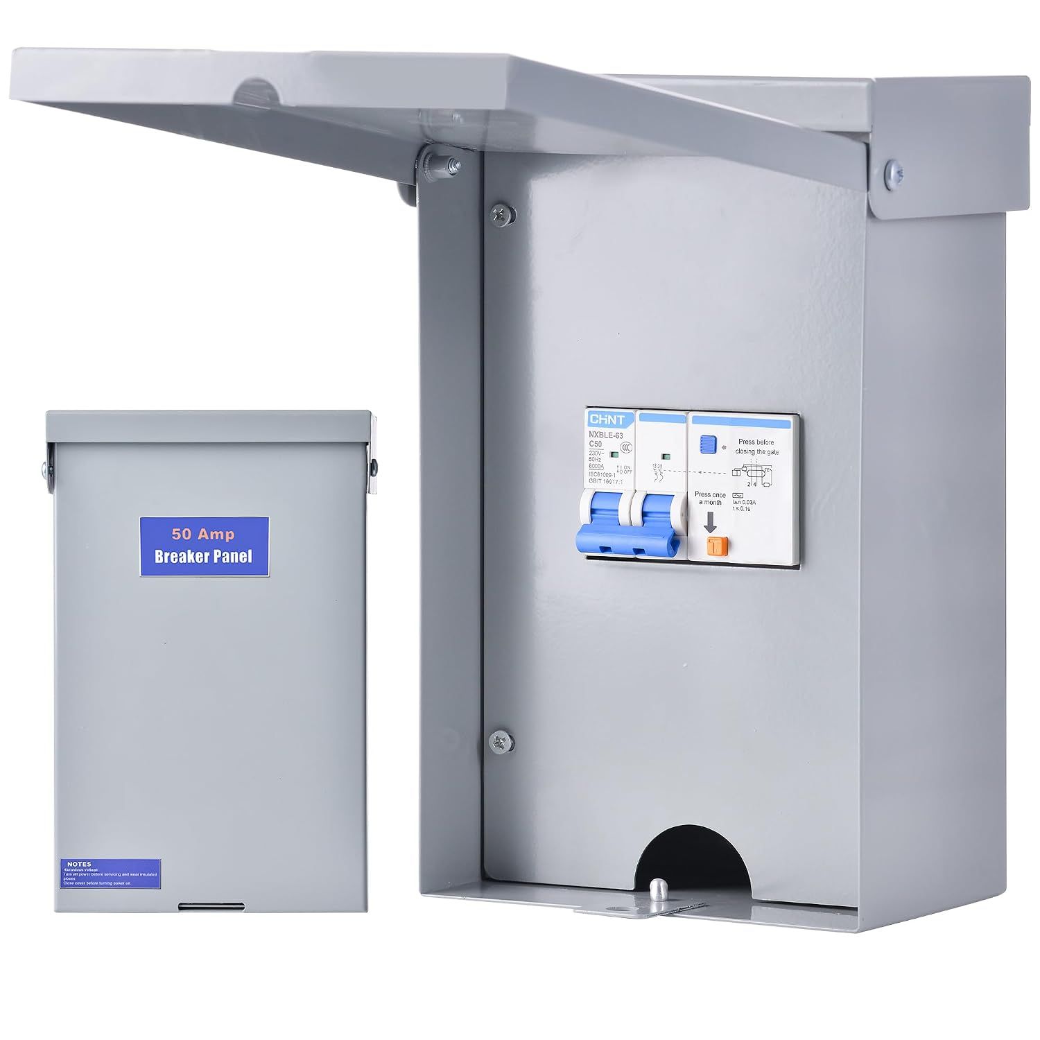 50A GFCI Spa Panel Electrical Breaker Box IP65 Waterproof