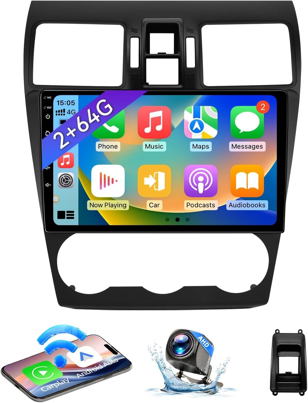 Subaru Forester 2012-2014 Screen 9 Inch Stereo CarPlay, Android &amp; Backup Camera