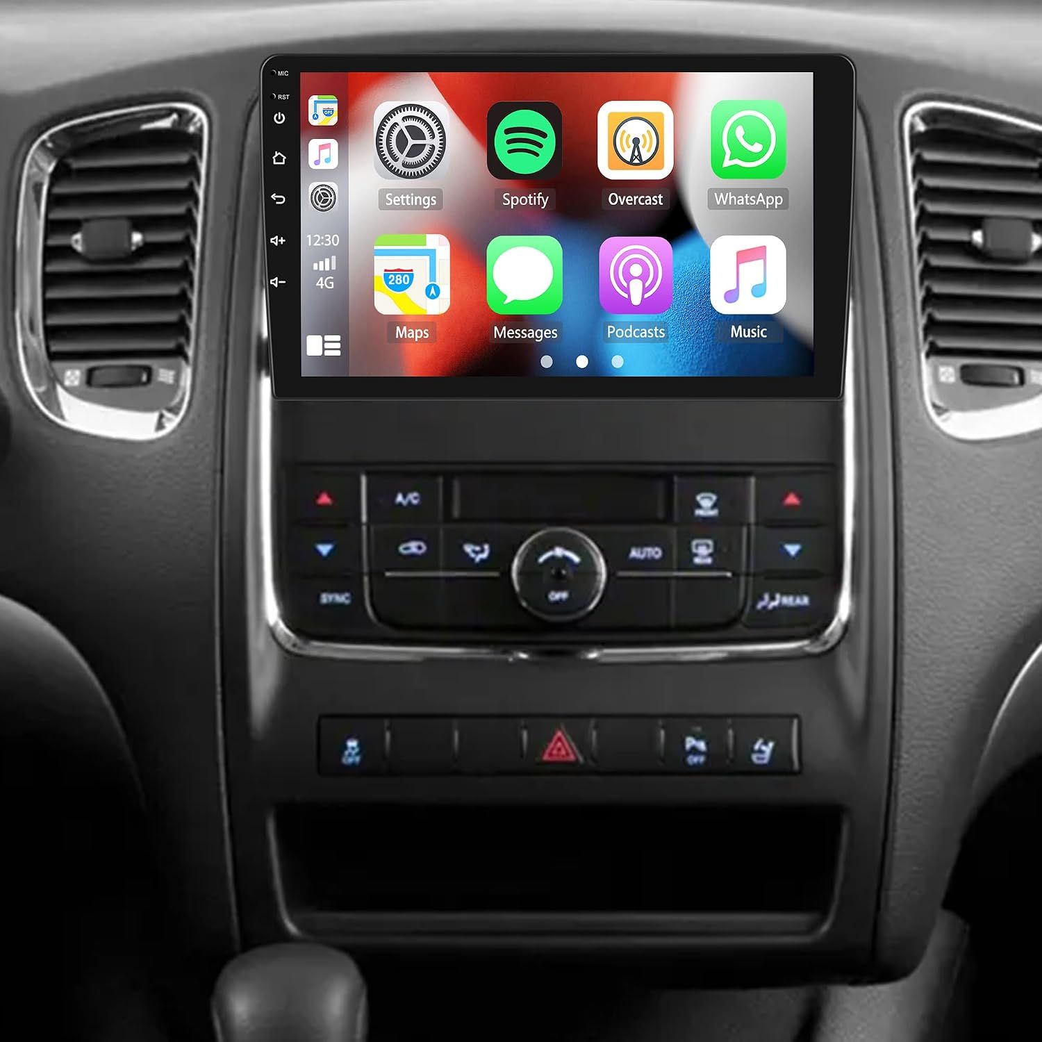 Dodge Durango 2011-2013 Screen 9 Inch Stereo CarPlay, Android &amp; Backup Camera