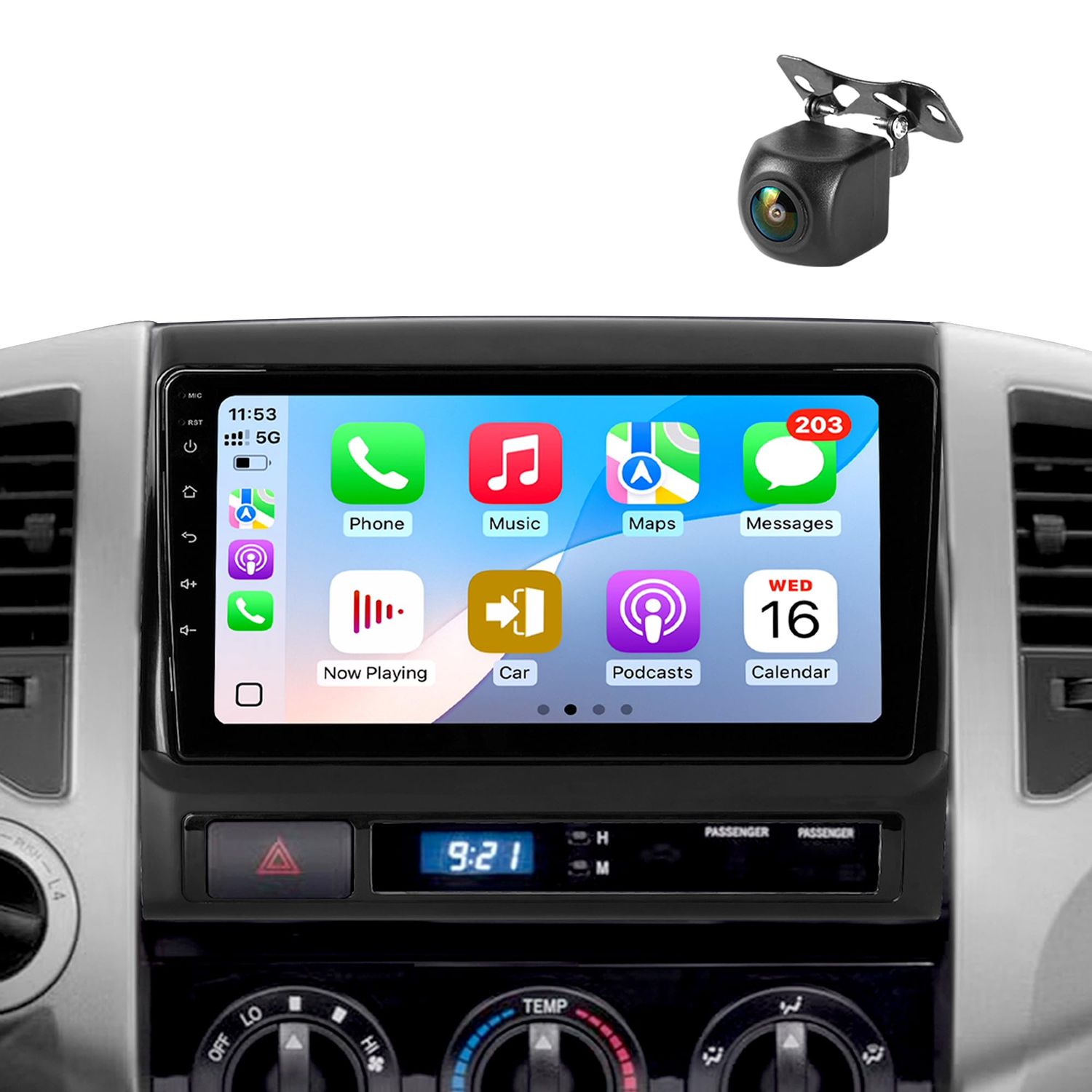 Toyota Tacoma 2005-2015 Screen 9 Inch Stereo CarPlay, Android &amp; Backup Camera