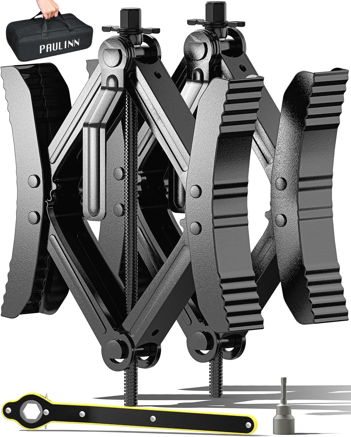 RV Wheel Chocks 2 Pack Heavy Duty X-Shaped Tire Stabilizer