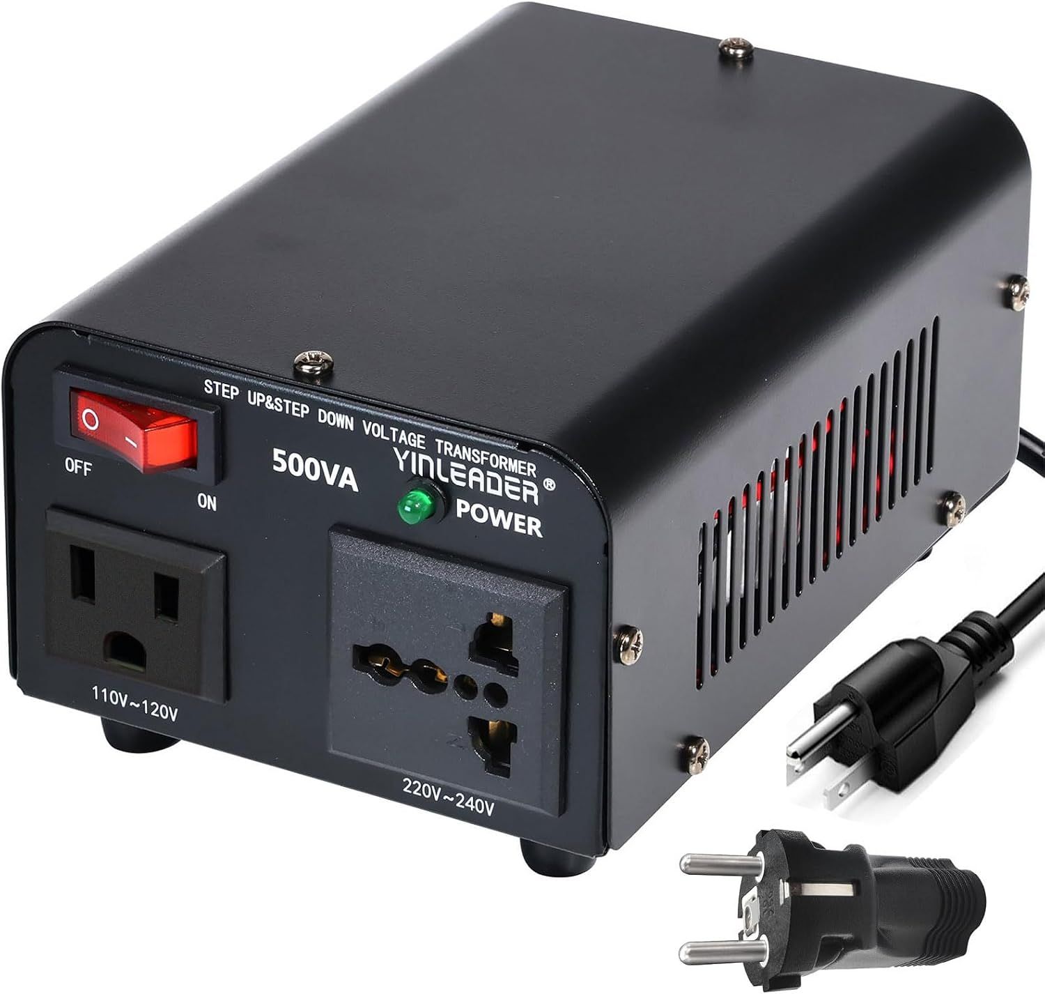 500W Voltage Converter 110V to 220V Step Up Down Transformer