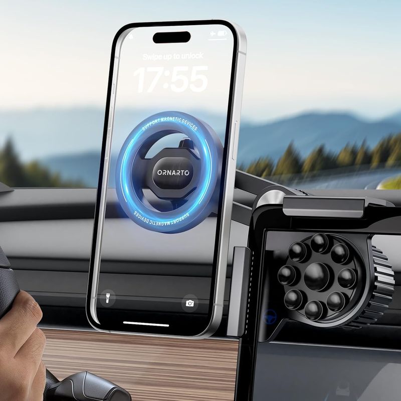 Tesla Model 3/Y/Cybertruck Magnetic Phone Holder Mount 360° Rotatable