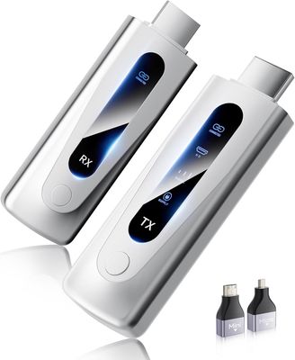 Wireless HDMI Transmitter Receiver 328FT 4K Decode 1080P 60Hz Plug Play