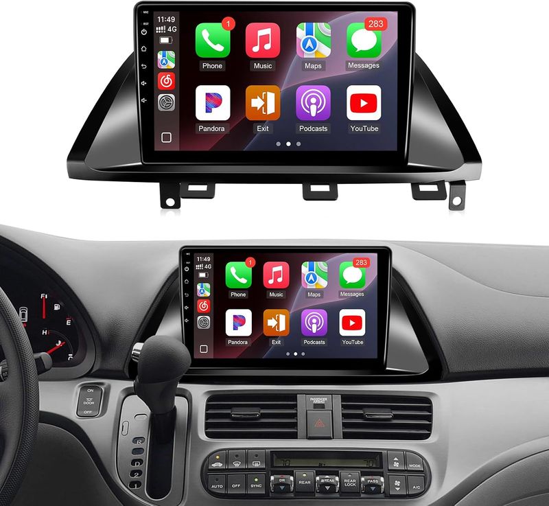 Honda Odyssey 2005-2010 Car Stereo with CarPlay, Android &amp; Backup Camera