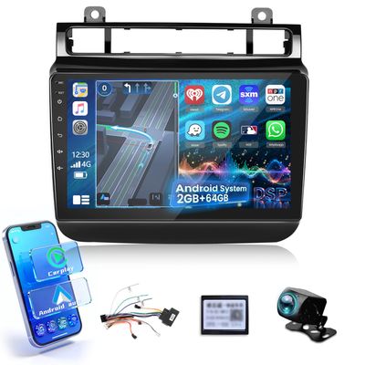 VW Touareg 2011-2017 Car Stereo with CarPlay, Android &amp; Backup Camera