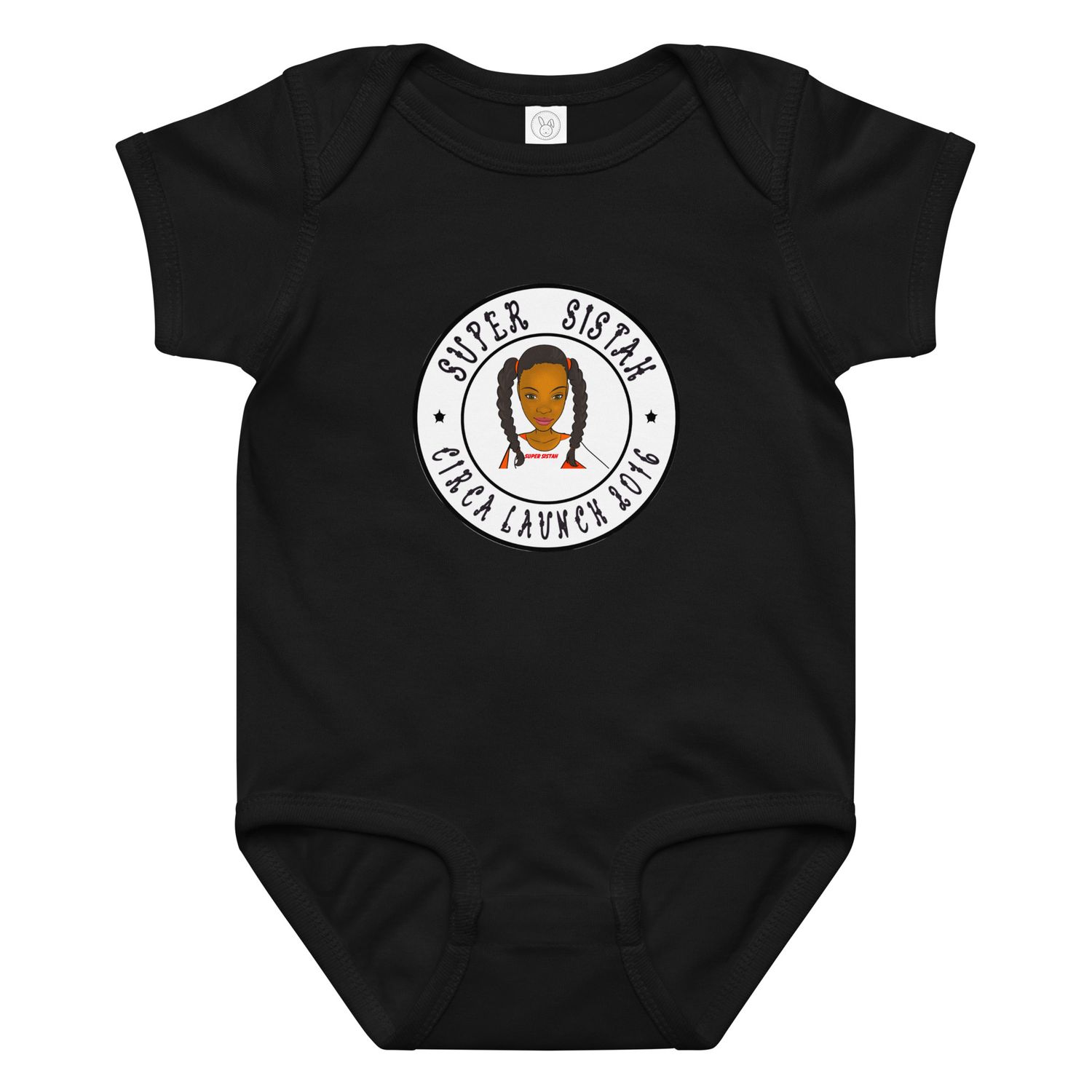 Super Sistah Circa Baby jersey bodysuit