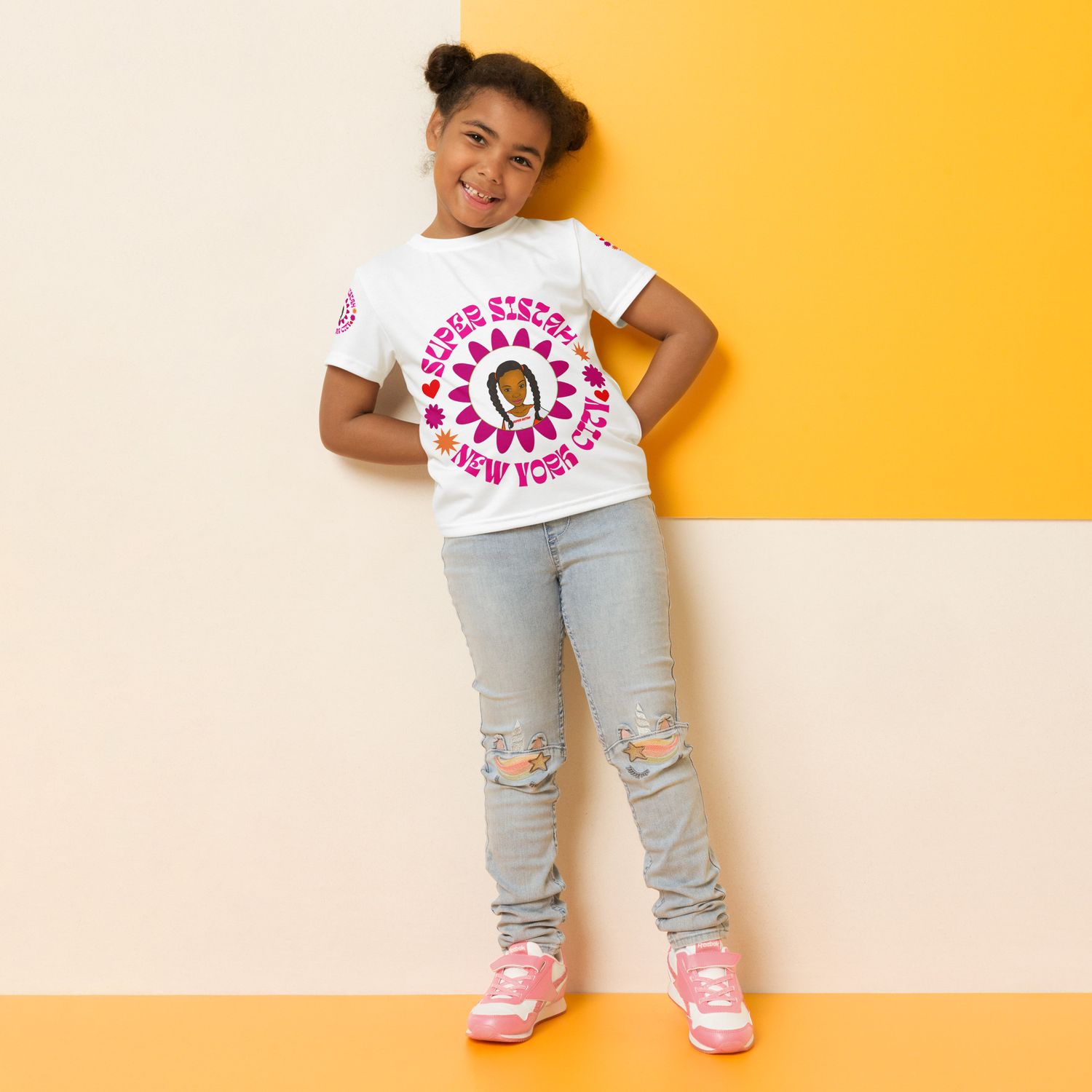 Kids crew neck t-shirt - Super Sistah New York City