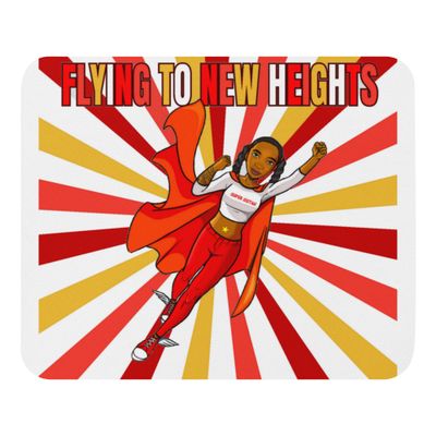 Mouse pad Super Sistah Flying to new Heights