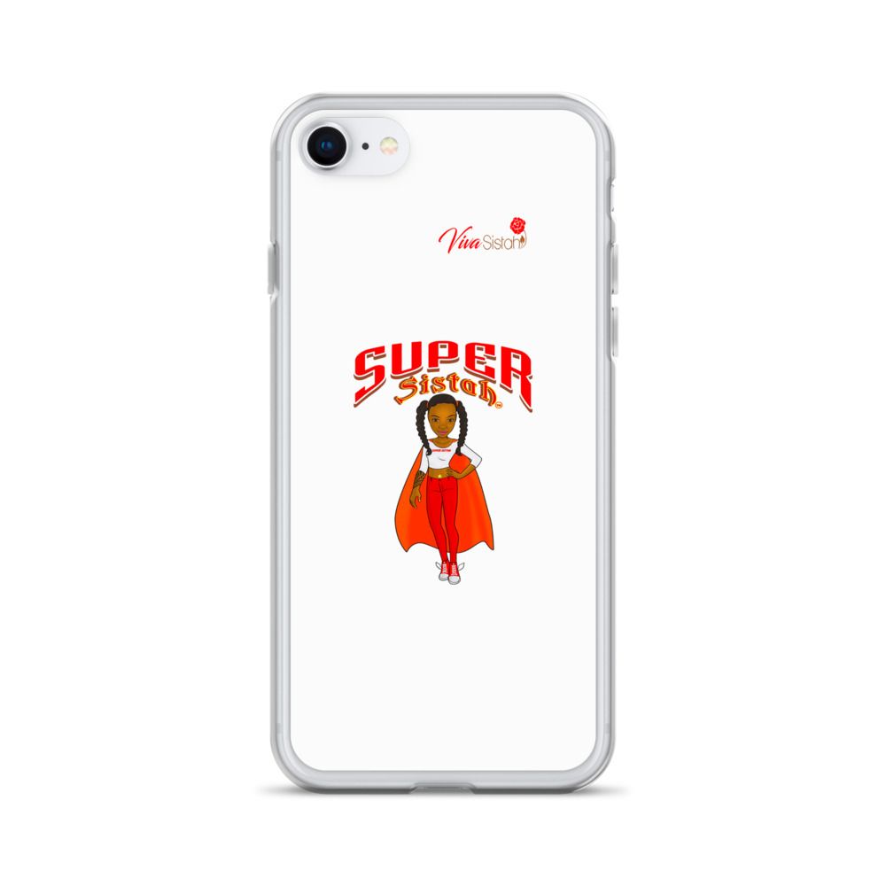 Clear Case for iPhone® Super Sistah w logo