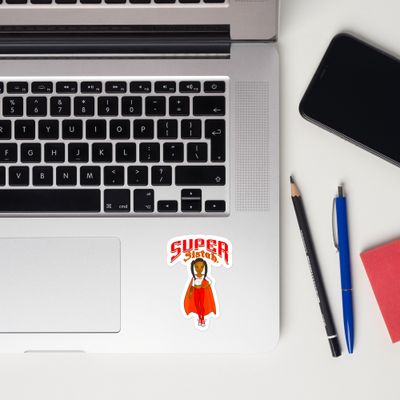 Bubble-free stickers Super Sistah