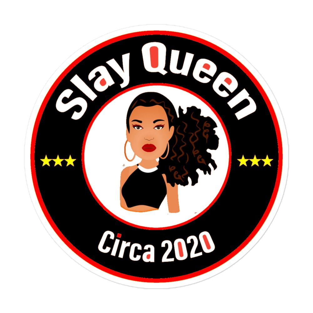 Bubble-free stickers Slay Queen