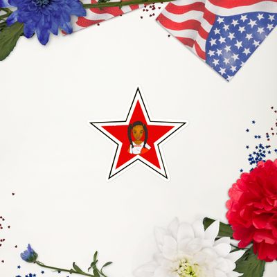 Bubble-free stickers Super Sistah Star
