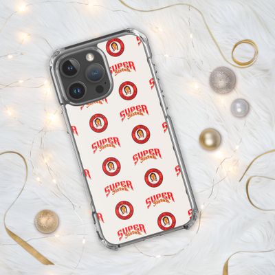 Clear Case for iPhone®  Super Sistah logo
