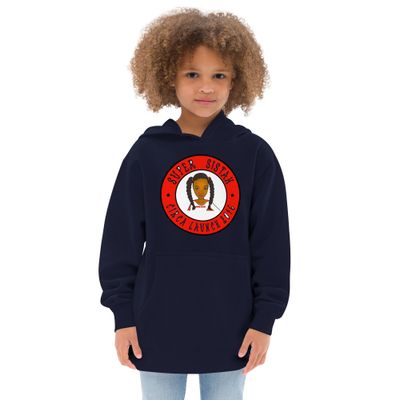 Kids fleece hoodie Super Sistah Circa