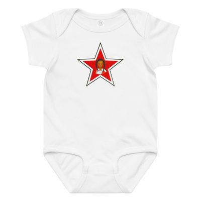 Baby jersey bodysuit Super Sistah Star