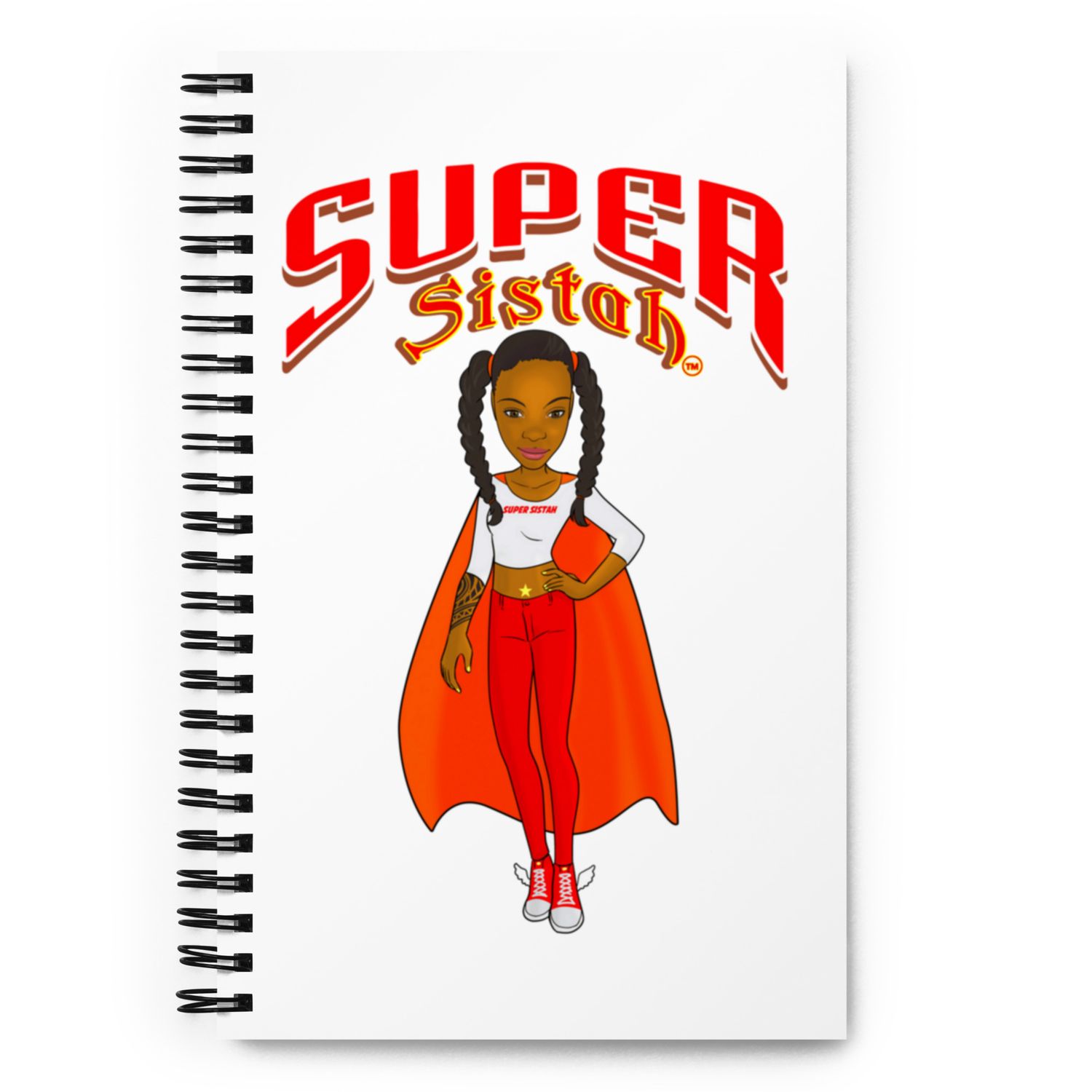 Spiral notebook Super Sistah