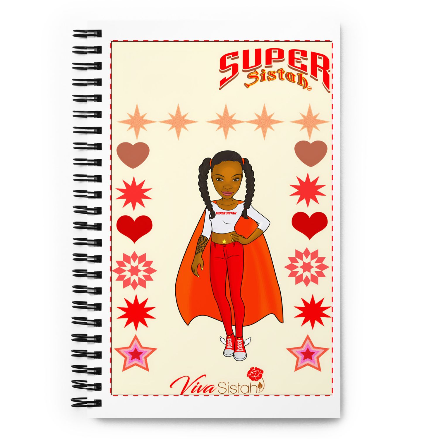 Spiral notebook - Super Sistah Stars