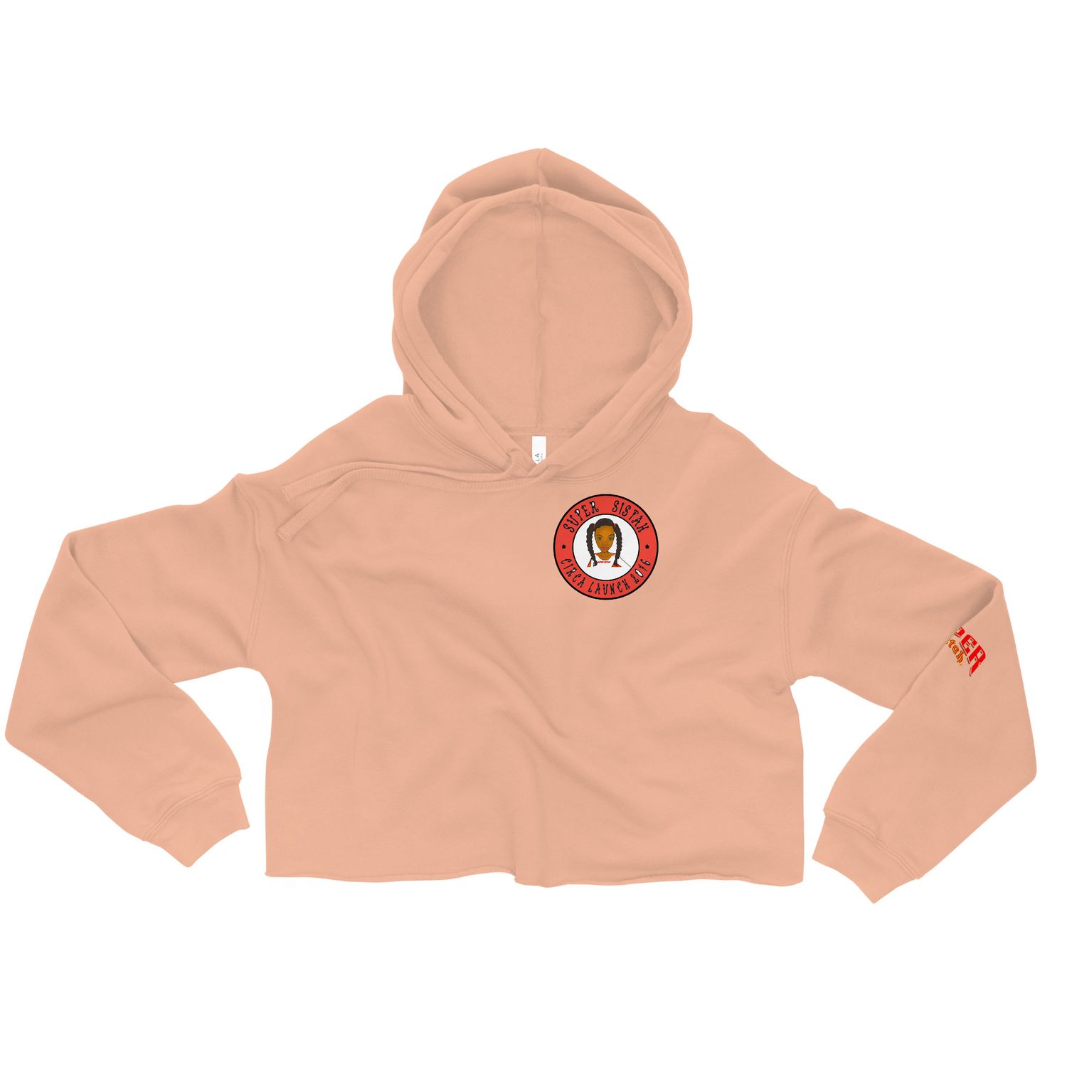 Crop Hoodie Super Sistah and Logo