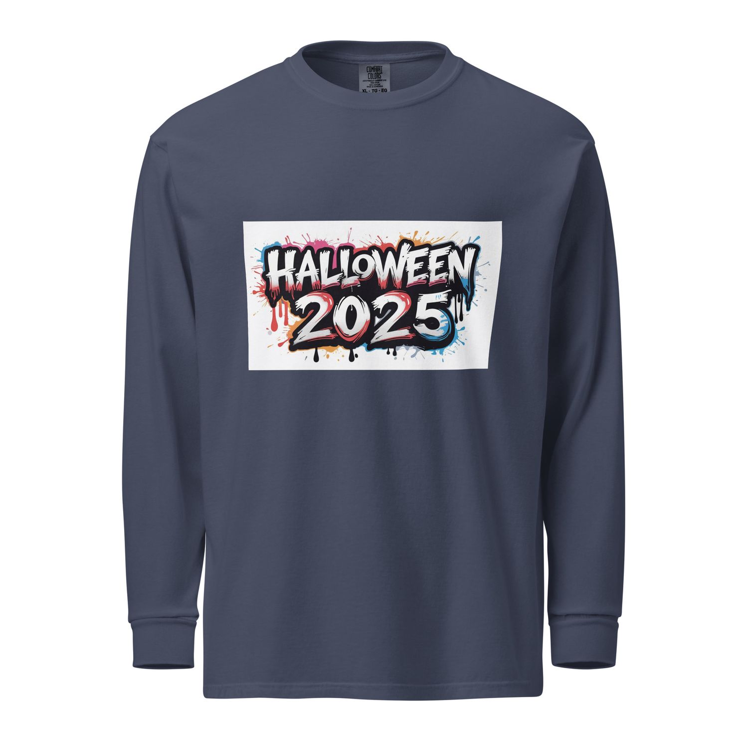 Garment-dyed heavyweight long-sleeve shirt Halloween 2025