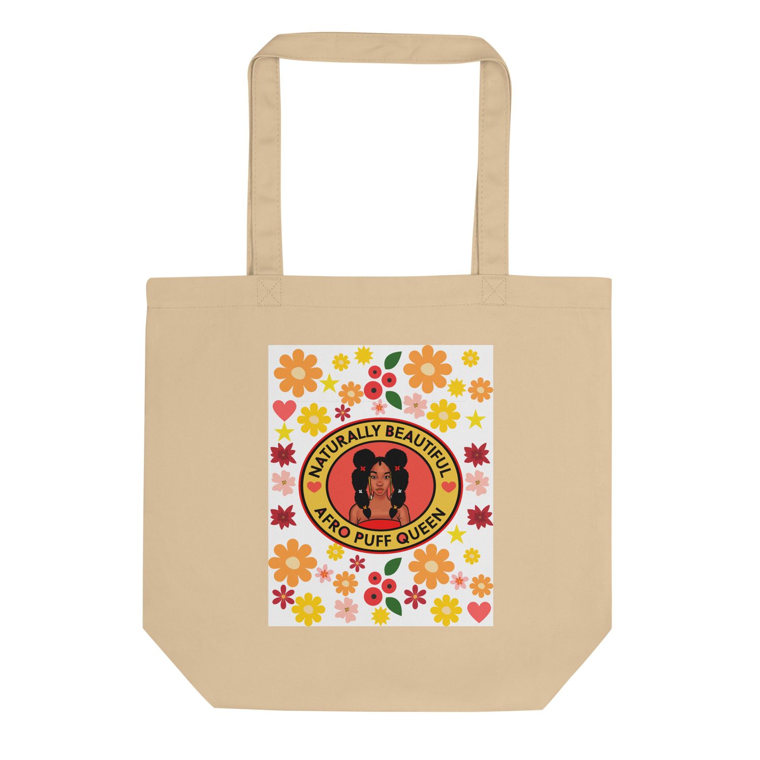 Eco Tote Bag Afro Puff Queen
