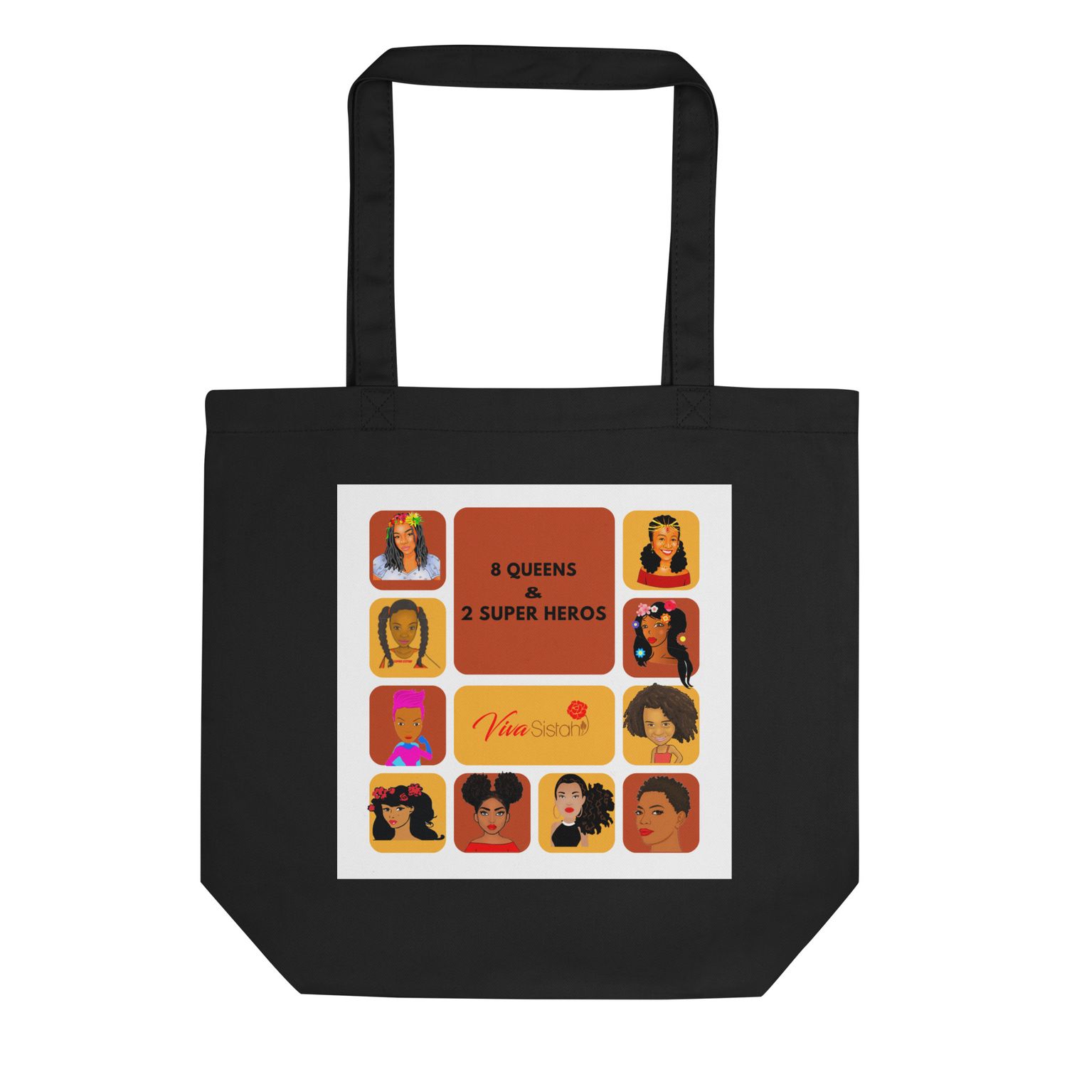 Eco Tote Bag 8 Queens &amp; 2 Superheros