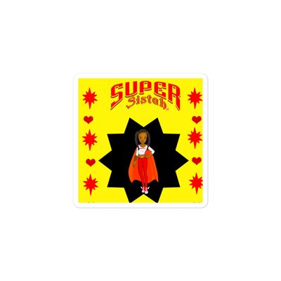 Bubble-free stickers Super Sistah Blackstar