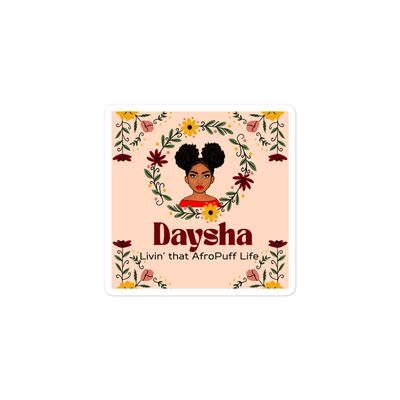 Bubble-free stickers Daysha Livin&#39;