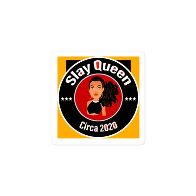 Bubble-free stickers Side Ponytail Slay