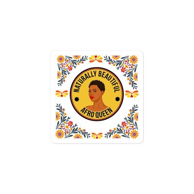 Bubble-free stickers Afrika Afro Queen