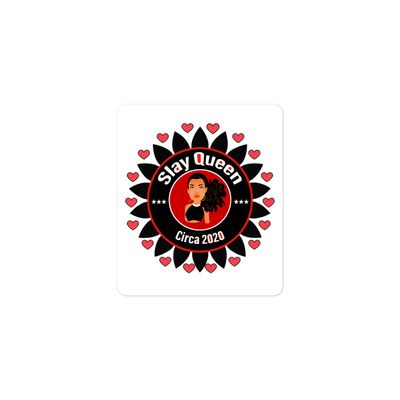 Bubble-free stickers Slay Queen of hearts