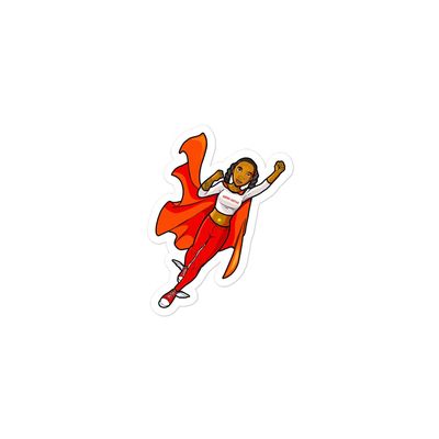 Bubble-free stickers Super Sistah Flying high