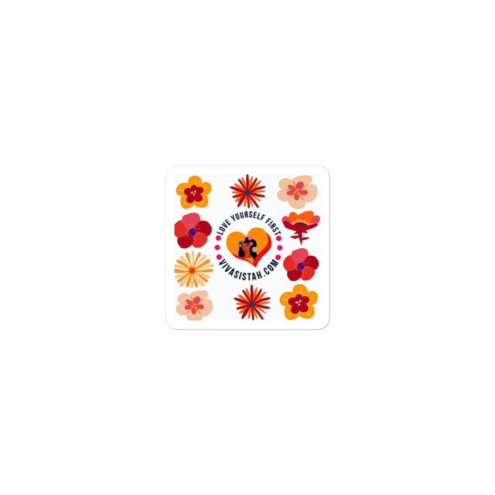 Bubble-free stickers Jade Flowers &amp; Hearts