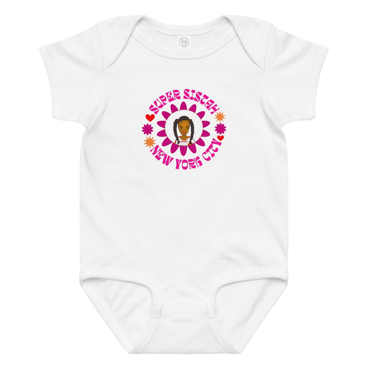 Baby jersey bodysuit - Super Sistah NYC