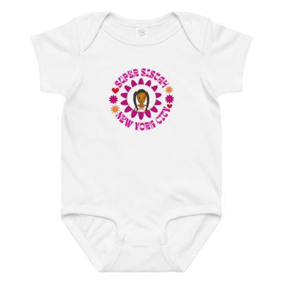 Baby jersey bodysuit - Super Sistah NYC