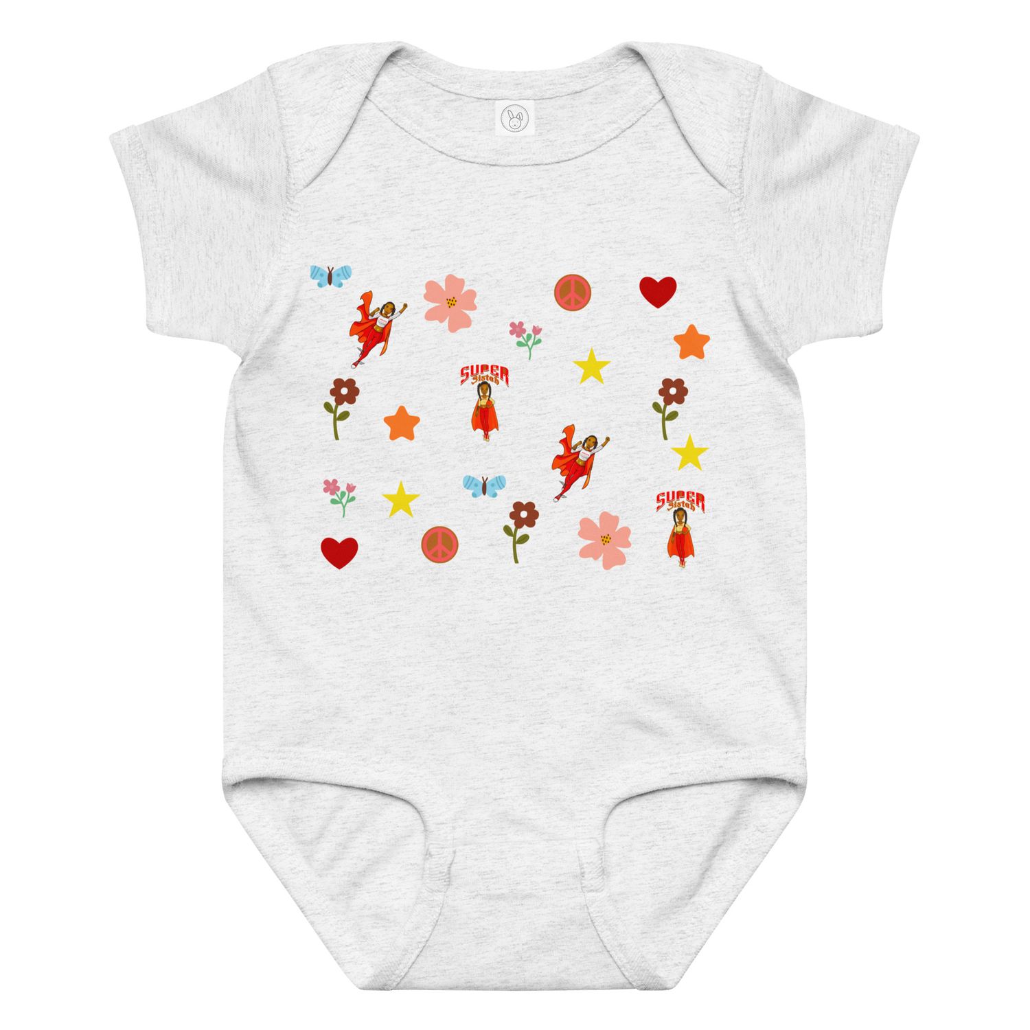 Baby jersey bodysuit Super Sistah gang starr