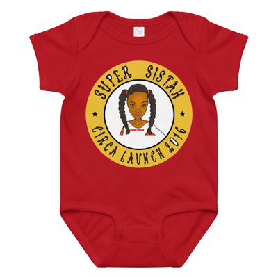 Baby jersey bodysuit Super Sistah Circa 2016