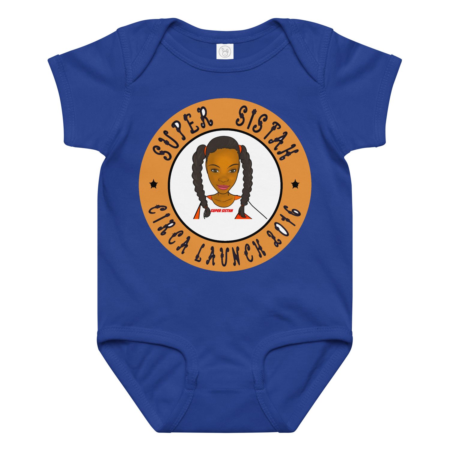 Baby jersey bodysuit Super Sistah Circa 2016