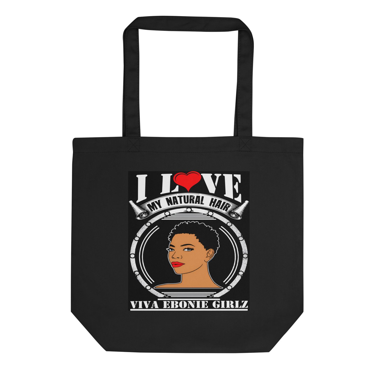 Eco Tote Bag I Love My Natural Hair 