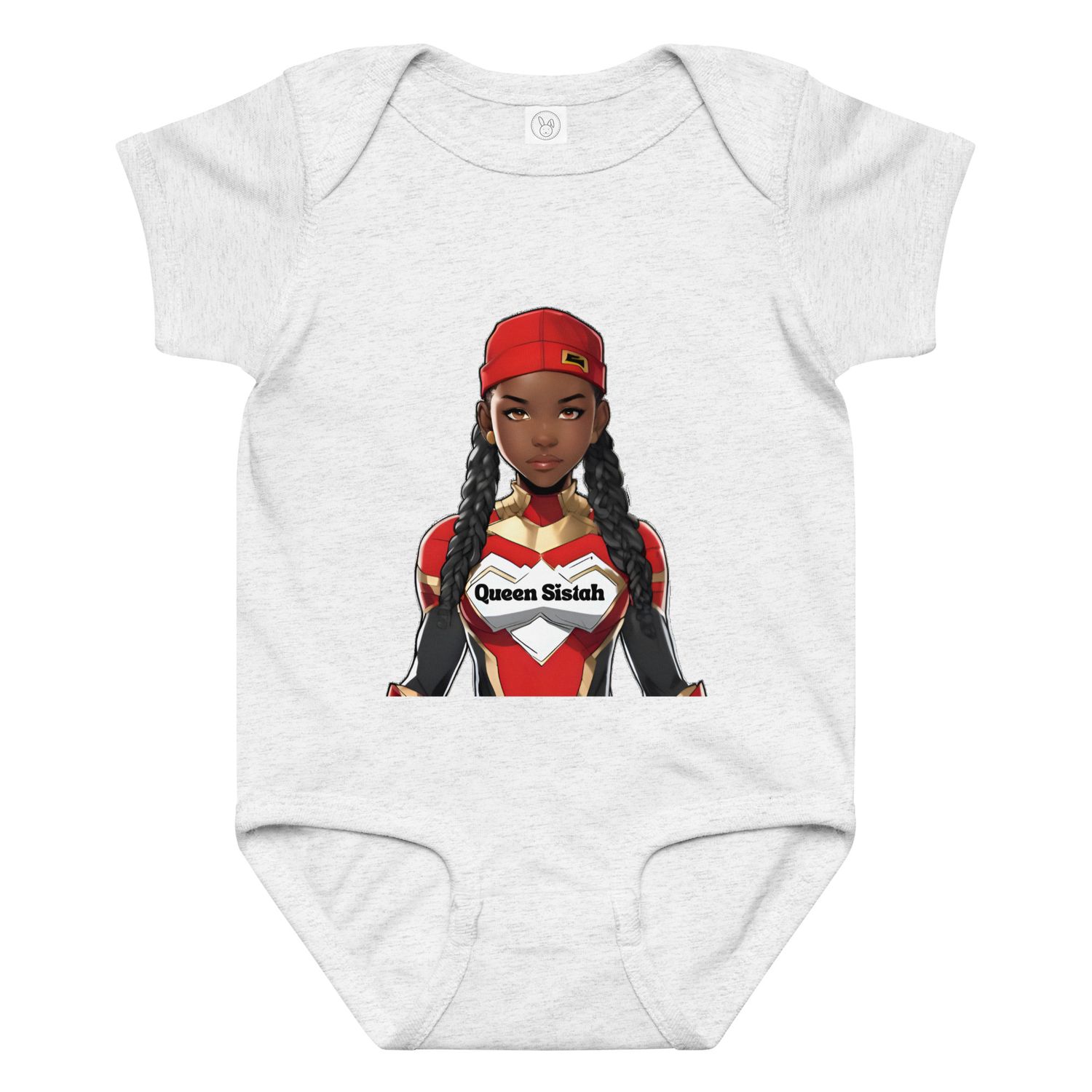 Baby jersey bodysuit Queen Sistah