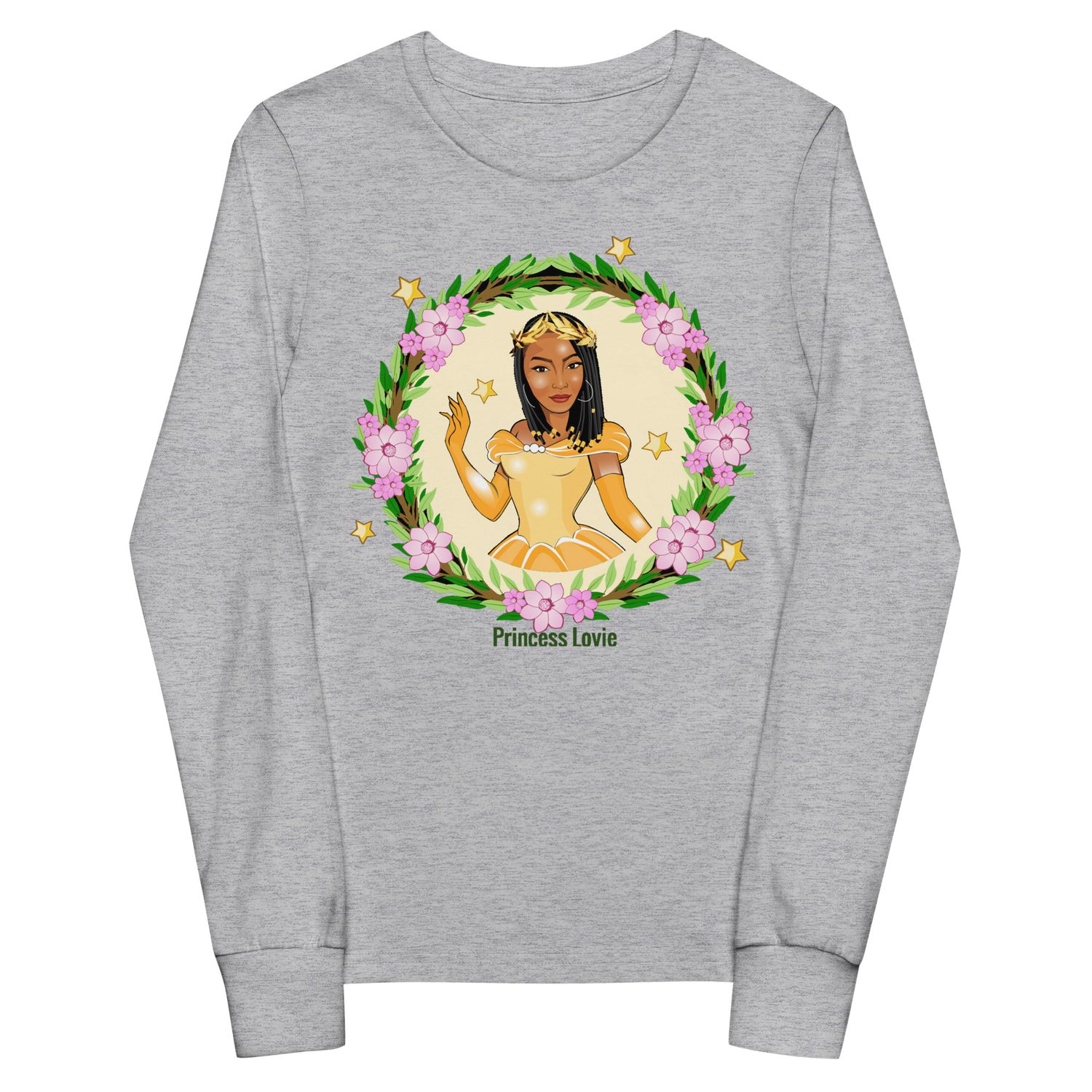 Youth long sleeve tee Princess Lovie
