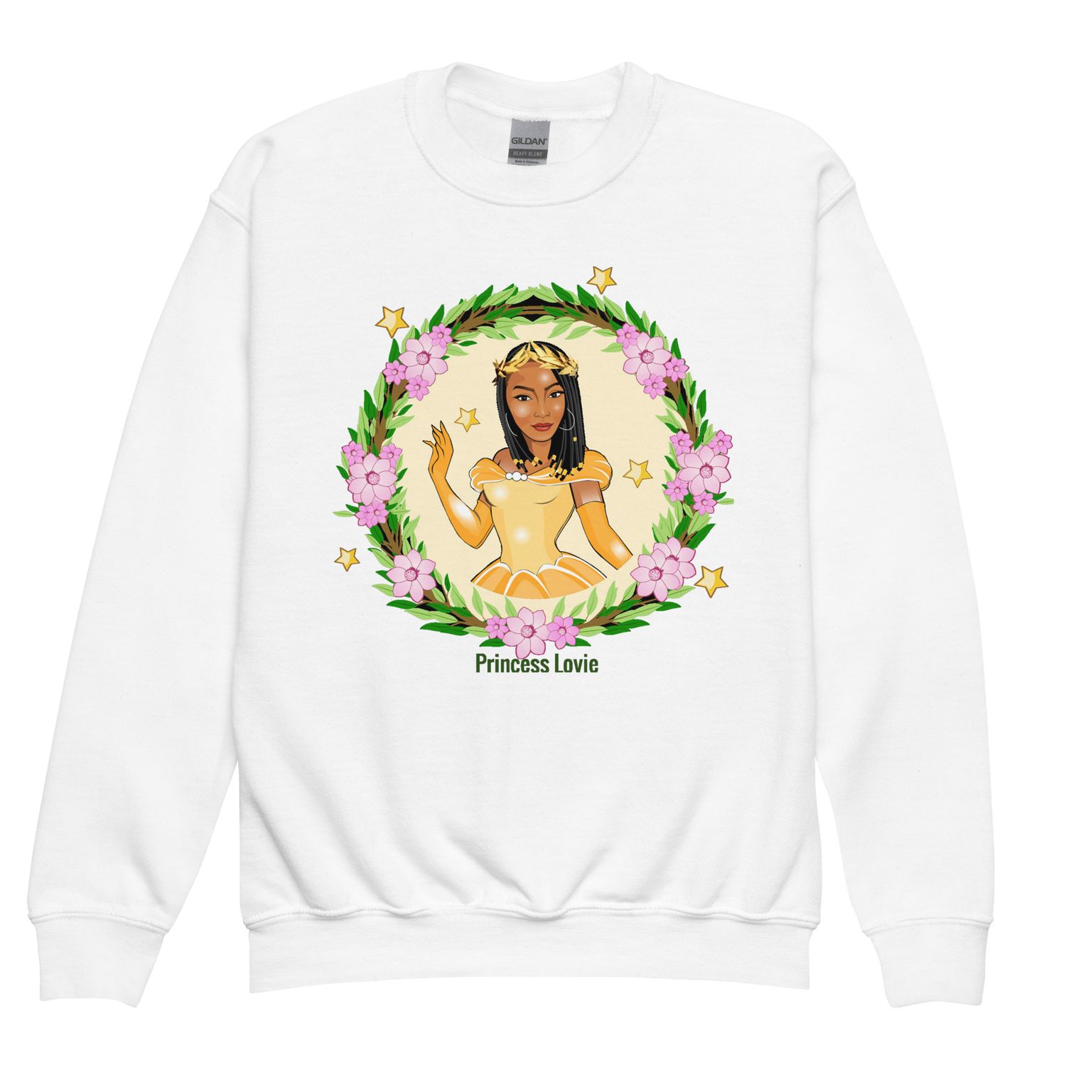 Youth crewneck sweatshirt Princess Lovie