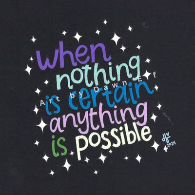 When Nothing is Certain