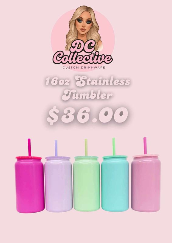 16oz Stainless Tumbler