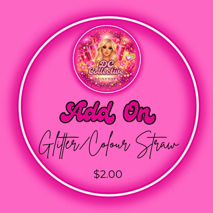 Glitter/Colour Straw