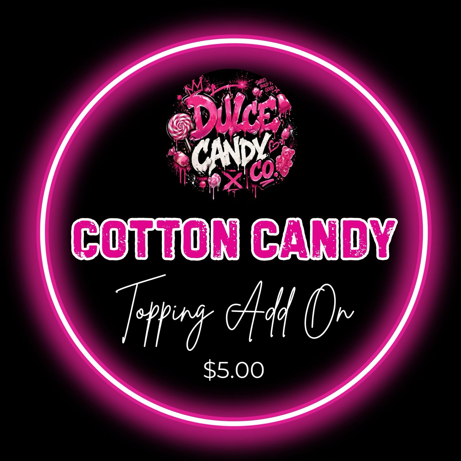 Cotton Candy Topping Add On