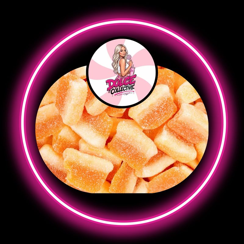 Sour Peach Slices 100g