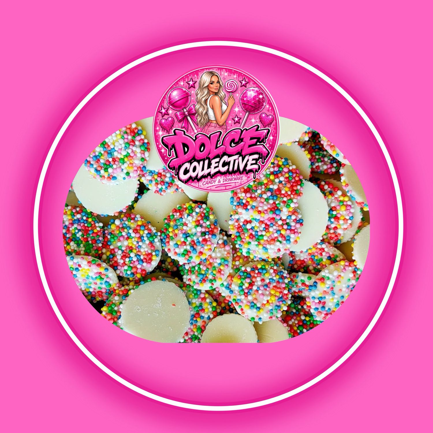 White Chocolate Freckles 100g