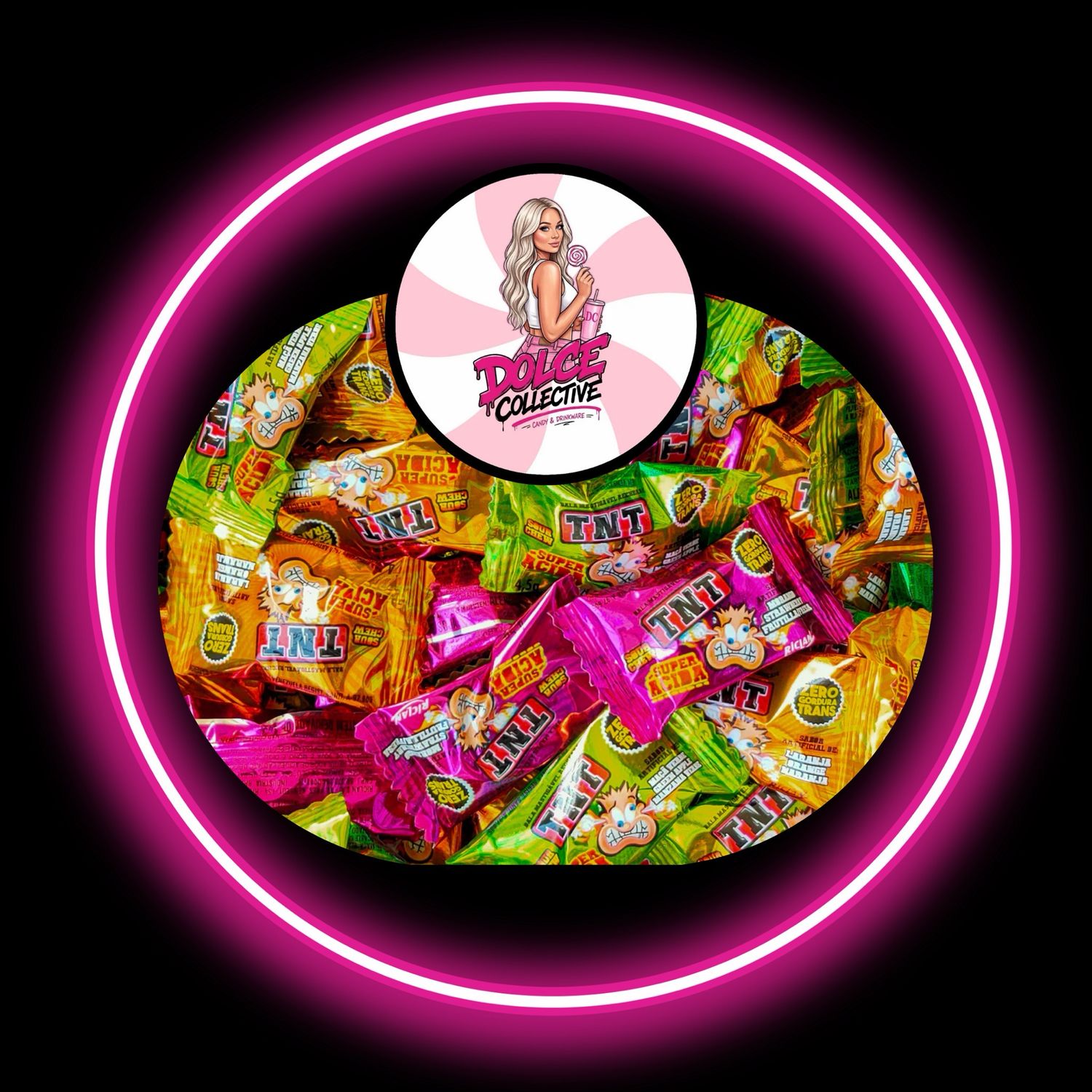 TNT Liquid Filled Sour Chews 100g